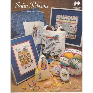 Vintage Cross Stitch Patterns, Satin Ribbons VAC 05, Vanessa Ann Collection